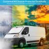 imageFront Windshield Sun Shade Foldable Sunshade Protector Custom Fit 20142023 Ram ProMaster Full Size Cargo Van Chassis Cab Cutaway Window Van Accessories 2023 Upgrade
