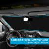 imageFront Windshield Sun Shade Foldable Sunshade Protector Custom Fit 20142023 Ram ProMaster Full Size Cargo Van Chassis Cab Cutaway Window Van Accessories 2023 Upgrade