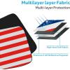 imageFront Windshield Sunshade USA Flag Foldable Sun Shade Protector Custom Fit 20152020 Ford F150 F150 Lariat King Ranch Platinum XL XLT Limited Raptor 2022 Upgrade Accessories