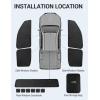 imageProadsy 2024 Upgrade Window Sun Shade for 2024 Toyota Tacoma Side Windows Protecting Babies Camping UV Rays and Privacy Accessories Set of 5