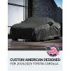 imageProadsy 2025 Upgrade 6 Layers Car Cover Custom Fit for Corolla Sedan 20192024 2025 Windproof All Weather Waterproof Sun Rain UV Dust Snow Protection Outdoor Full Covers