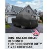 imageProadsy 2025 Upgrade Car Cover Compatible with 20172025 Ford Super Duty F250 Regular Cab 8 Bed 4x2 4x4 Windproof All Weather Waterproof Sun Rain UV Dust Snow Protection Outdoor Covers