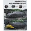 imageProadsy 2025 Upgrade Car Cover Compatible with C4 Corvette 19841996 Windproof All Weather Waterproof Sun Rain UV Dust Snow Protection Outdoor Covers