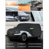 imageProadsy 2025 Upgrade Car Cover Compatible with Ford Bronco Sport 20212024 2025 210T Windproof All Weather Waterproof Sun Rain UV Dust Snow Protection Outdoor Covers