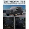 imageProadsy 2025 Upgrade Car Cover Compatible with Ford Bronco Sport 20212024 2025 210T Windproof All Weather Waterproof Sun Rain UV Dust Snow Protection Outdoor Covers