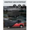 imageProadsy 2025 Upgrade Car Cover Compatible with Tundra 20162024 2025 CrewMax with 55ft Windproof All Weather Waterproof Sun Rain UV Dust Snow Protection Outdoor Covers