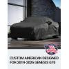 imageProadsy 2025 Upgrade Car Cover Custom Fit for 20192025 Genesis G70 Waterproof All Weather for Automobiles Full Exterior Cover Rain Snow Sun Protector Indoor Outdoor Car Cover