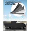 imageProadsy 2025 Upgrade Car Cover Custom Fit for Ram 1500 20192024 2025 Waterproof All Weather for Automobiles Windproof Snowproof Rain Hail Sun UV Protection Full Outdoor Indoor Exterior Car Covers