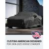 imageProadsy 2026 Car Cover for Dodge Charger 20062025 2026 Waterproof All Weather for Automobiles Windproof Snowproof Rain Hail Sun UV Protection Full Outdoor Indoor Exterior Car Covers Black