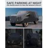 imageProadsy 6 Layers Car Cover Custom Fit for Jeep Wrangler 4 Door JK JL YJ TJ 20182024 2025 Windproof All Weather Waterproof Sun Rain UV Dust Snow Protection Outdoor Covers