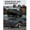 imageProadsy 6 Layers Car Cover Custom Fit for Jeep Wrangler 4 Door JK JL YJ TJ 20182024 2025 Windproof All Weather Waterproof Sun Rain UV Dust Snow Protection Outdoor Covers