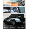 imageProadsy 6 Layers Car Cover Custom Fit for Jeep Wrangler 4 Door JK JL YJ TJ 20182024 2025 Windproof All Weather Waterproof Sun Rain UV Dust Snow Protection Outdoor Covers