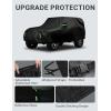 imageProadsy 6 Layers Car Cover Custom Fit for Jeep Wrangler 4 Door JK JL YJ TJ 20182024 2025 Windproof All Weather Waterproof Sun Rain UV Dust Snow Protection Outdoor Covers