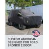 imageProadsy Upgrade Car Cover Compatible with Ford Bronco 2 Door 20212024 2025 Windproof All Weather Waterproof Sun Rain UV Dust Snow Protection Outdoor Covers