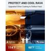 imageProadsy Windshield Sun Shade Umbrella for Mazda CX5 20172025 Foldable Car Umbrella Sunshade with Soft TPU Handle Spring Structure Crystal Cooling Material Protect Car from Rays ampamp HeatFord Maverick 20222025