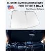 imageProadsy Windshield Sun Shade Umbrella for Mazda CX5 20172025 Foldable Car Umbrella Sunshade with Soft TPU Handle Spring Structure Crystal Cooling Material Protect Car from Rays ampamp HeatFord Transit 20152024 2025
