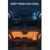 imageProadsy Windshield Sun Shade Umbrella for Mazda CX5 20172025 Foldable Car Umbrella Sunshade with Soft TPU Handle Spring Structure Crystal Cooling Material Protect Car from Rays ampamp HeatMazda CX50 20232025