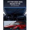 imageProadsy Windshield Sun Shade Umbrella for Mazda CX5 20172025 Foldable Car Umbrella Sunshade with Soft TPU Handle Spring Structure Crystal Cooling Material Protect Car from Rays ampamp HeatMazda CX30 20202025