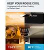 imageProadsy Windshield Sun Shade Umbrella for Mazda CX5 20172025 Foldable Car Umbrella Sunshade with Soft TPU Handle Spring Structure Crystal Cooling Material Protect Car from Rays ampamp HeatNissan Rogue 20142020