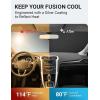 imageProadsy Windshield Sun Shade Umbrella for Mazda CX5 20172025 Foldable Car Umbrella Sunshade with Soft TPU Handle Spring Structure Crystal Cooling Material Protect Car from Rays ampamp HeatFord Fusion 20132021