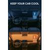 imageProadsy Windshield Sun Shade Umbrella for Mazda CX5 20172025 Foldable Car Umbrella Sunshade with Soft TPU Handle Spring Structure Crystal Cooling Material Protect Car from Rays ampamp HeatFord Bronco Sport 20212025
