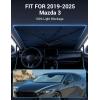 imageProadsy Windshield Sun Shade Umbrella for Mazda CX5 20172025 Foldable Car Umbrella Sunshade with Soft TPU Handle Spring Structure Crystal Cooling Material Protect Car from Rays ampamp HeatMazda3 20192025