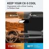 imageProadsy Windshield Sun Shade Umbrella for Mazda CX5 20172025 Foldable Car Umbrella Sunshade with Soft TPU Handle Spring Structure Crystal Cooling Material Protect Car from Rays ampamp HeatMazda CX5 20172024 2025