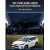 imageProadsy Windshield Sun Shade Umbrella for Mazda CX5 20172025 Foldable Car Umbrella Sunshade with Soft TPU Handle Spring Structure Crystal Cooling Material Protect Car from Rays ampamp HeatToyota Highlander 20202025