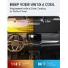 imageProadsy Windshield Sun Shade Umbrella for Mazda CX5 20172025 Foldable Car Umbrella Sunshade with Soft TPU Handle Spring Structure Crystal Cooling Material Protect Car from Rays ampamp HeatVolkswagen VW ID4 20212024 2025