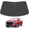 imageProadsy Windshield Sun Shade Umbrella for Mazda CX5 20172025 Foldable Car Umbrella Sunshade with Soft TPU Handle Spring Structure Crystal Cooling Material Protect Car from Rays ampamp HeatTundra 20072021