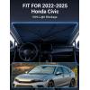 imageProadsy Windshield Sun Shade Umbrella for Mazda CX5 20172025 Foldable Car Umbrella Sunshade with Soft TPU Handle Spring Structure Crystal Cooling Material Protect Car from Rays ampamp HeatHonda Civic 20222025