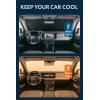imageProadsy Windshield Sun Shade Umbrella for Mazda CX5 20172025 Foldable Car Umbrella Sunshade with Soft TPU Handle Spring Structure Crystal Cooling Material Protect Car from Rays ampamp HeatFord Bronco 20212025