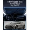 imageProadsy Windshield Sun Shade Umbrella for Mazda CX5 20172025 Foldable Car Umbrella Sunshade with Soft TPU Handle Spring Structure Crystal Cooling Material Protect Car from Rays ampamp HeatToyota Crown 20232025