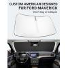 imageProadsy Windshield Sun Shade Umbrella for Mazda CX5 20172025 Foldable Car Umbrella Sunshade with Soft TPU Handle Spring Structure Crystal Cooling Material Protect Car from Rays ampamp HeatFord Maverick 20222025