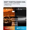 imageProadsy Windshield Sun Shade Umbrella for Mazda CX5 20172025 Foldable Car Umbrella Sunshade with Soft TPU Handle Spring Structure Crystal Cooling Material Protect Car from Rays ampamp HeatHyundai Palisade 20202024 2025