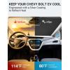 imageProadsy Windshield Sun Shade Umbrella for Mazda CX5 20172025 Foldable Car Umbrella Sunshade with Soft TPU Handle Spring Structure Crystal Cooling Material Protect Car from Rays ampamp HeatChevy Bolt 20172024 2025