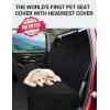 imageProadsy for Toyota Rav4 20192024 2025 Dog Car Seat Cover Extender Waterproof Scratch Proof Durable Black Back Seat Protector Pet HammockRam 1500 20192024 2025