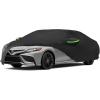 imageProadsy 2025 Upgrade Car Cover for Toyota Camry 19962024 2025 Waterproof All Weather for Automobiles Windproof Snowproof Rain Hail Sun UV Protection Full Outdoor Indoor Exterior Car Covers Black