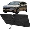 imageProadsy Windshield Sun Shade Umbrella for Mazda CX5 20172025 Foldable Car Umbrella Sunshade with Soft TPU Handle Spring Structure Crystal Cooling Material Protect Car from Rays ampamp HeatVolkswagen Tiguan 20242025