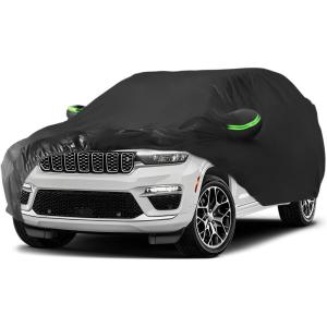 imageProadsy 2025 Upgrade Car Cover Compatible with Jeep Grand Cherokee 20112024 2025 Windproof All Weather Waterproof Sun Rain UV Dust Snow Protection Outdoor Covers