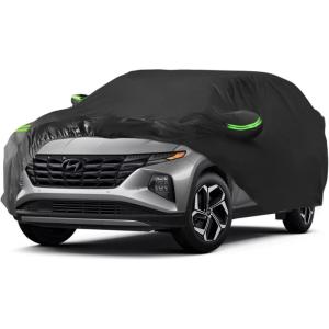 imageProadsy 2025 Upgrade Car Cover for Hyundai Tucson 20202024 2025 Waterproof All Weather Windproof Snowproof Rain Hail Sun UV Dust Snow Protection Full Outdoor Indoor Exterior Car Covers