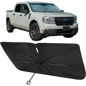 imageProadsy Windshield Sun Shade Umbrella for Mazda CX5 20172025 Foldable Car Umbrella Sunshade with Soft TPU Handle Spring Structure Crystal Cooling Material Protect Car from Rays ampamp HeatMaverick 20222025