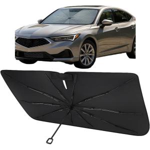 imageProadsy Windshield Sun Shade Umbrella for Mazda CX5 20172025 Foldable Car Umbrella Sunshade with Soft TPU Handle Spring Structure Crystal Cooling Material Protect Car from Rays ampamp HeatAcura Integra 20232025