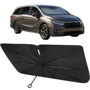imageProadsy Windshield Sun Shade Umbrella for Mazda CX5 20172025 Foldable Car Umbrella Sunshade with Soft TPU Handle Spring Structure Crystal Cooling Material Protect Car from Rays ampamp HeatHonda Odyssey 20182025