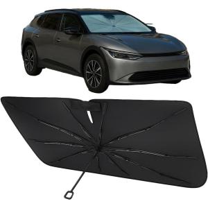 imageProadsy Windshield Sun Shade Umbrella for Mazda CX5 20172025 Foldable Car Umbrella Sunshade with Soft TPU Handle Spring Structure Crystal Cooling Material Protect Car from Rays ampamp HeatToyota bZ4X 20232025