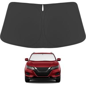 imageProadsy Windshield Sun Shade Umbrella for Mazda CX5 20172025 Foldable Car Umbrella Sunshade with Soft TPU Handle Spring Structure Crystal Cooling Material Protect Car from Rays ampamp HeatNissan Rogue 20142020