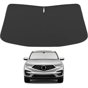 imageProadsy Windshield Sun Shade Umbrella for Mazda CX5 20172025 Foldable Car Umbrella Sunshade with Soft TPU Handle Spring Structure Crystal Cooling Material Protect Car from Rays ampamp HeatAcura RDX 20192024 2025