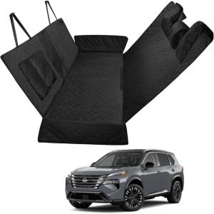 imageProadsy for Toyota Rav4 20192024 2025 Dog Car Seat Cover Extender Waterproof Scratch Proof Durable Black Back Seat Protector Pet HammockNissan Rogue 20212024 2025