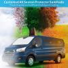 imageFront Windshield Sunshade Foldable Sun Visor Protector Custom Fit 2021 2020 2019 2018 2017 2016 2015 Ford Transit Accessories 2021 Upgrade New