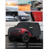 imageProadsy 2025 Upgrade Car Cover Custom Fit for 2024 2025 Kia K4 Waterproof All Weather for Automobiles Full Exterior Cover Rain Snow Sun Protector Indoor Outdoor Car CoverFord Bronco 2 Door